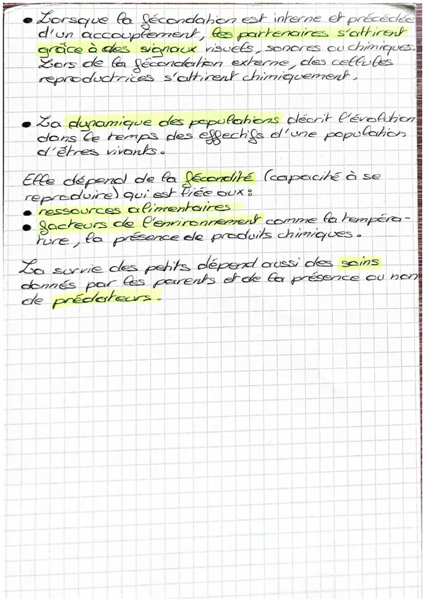 SVT
I_Reproduction
des population
des êtres vivants et dynamique
Les êtres vivants peuvent se reproduirent de deux
façons différentes :
• re