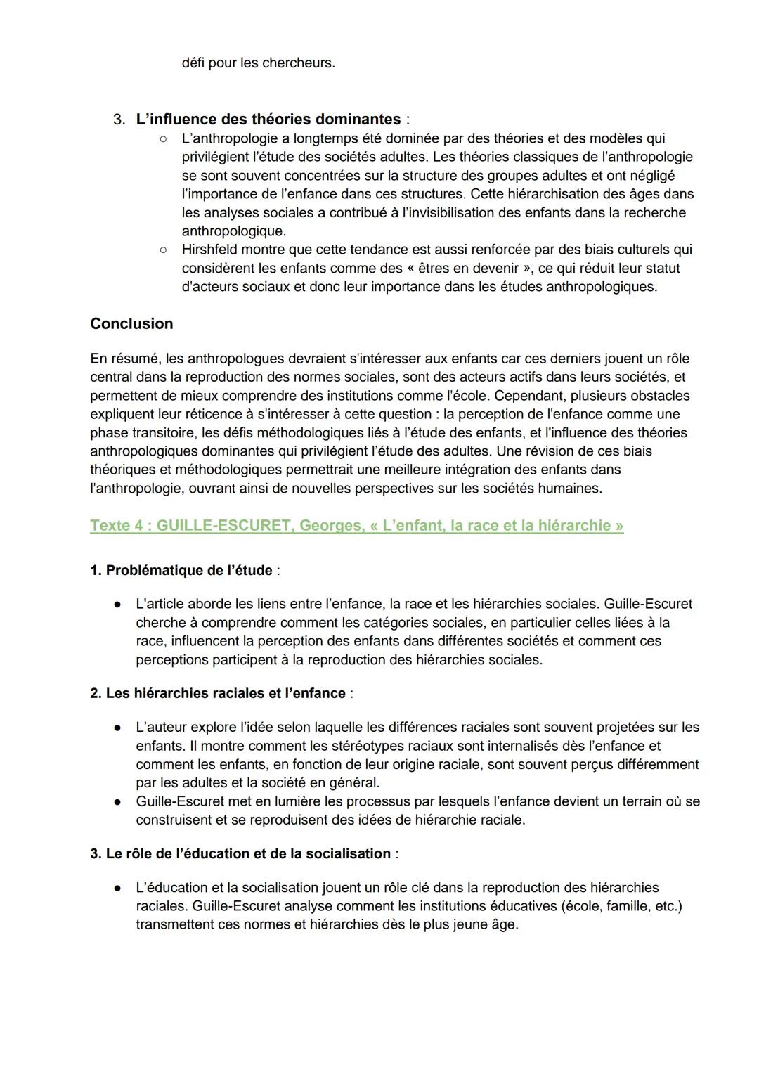 --- OCR Start ---
Anthropologie de l'éducation
1. Introduction à l'anthropologie de l'éducation
1. Définition des termes clés :
• Anthropolo