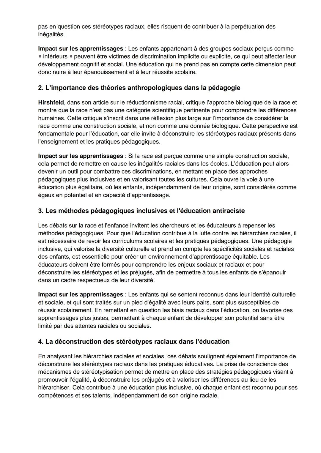 --- OCR Start ---
Anthropologie de l'éducation
1. Introduction à l'anthropologie de l'éducation
1. Définition des termes clés :
• Anthropolo