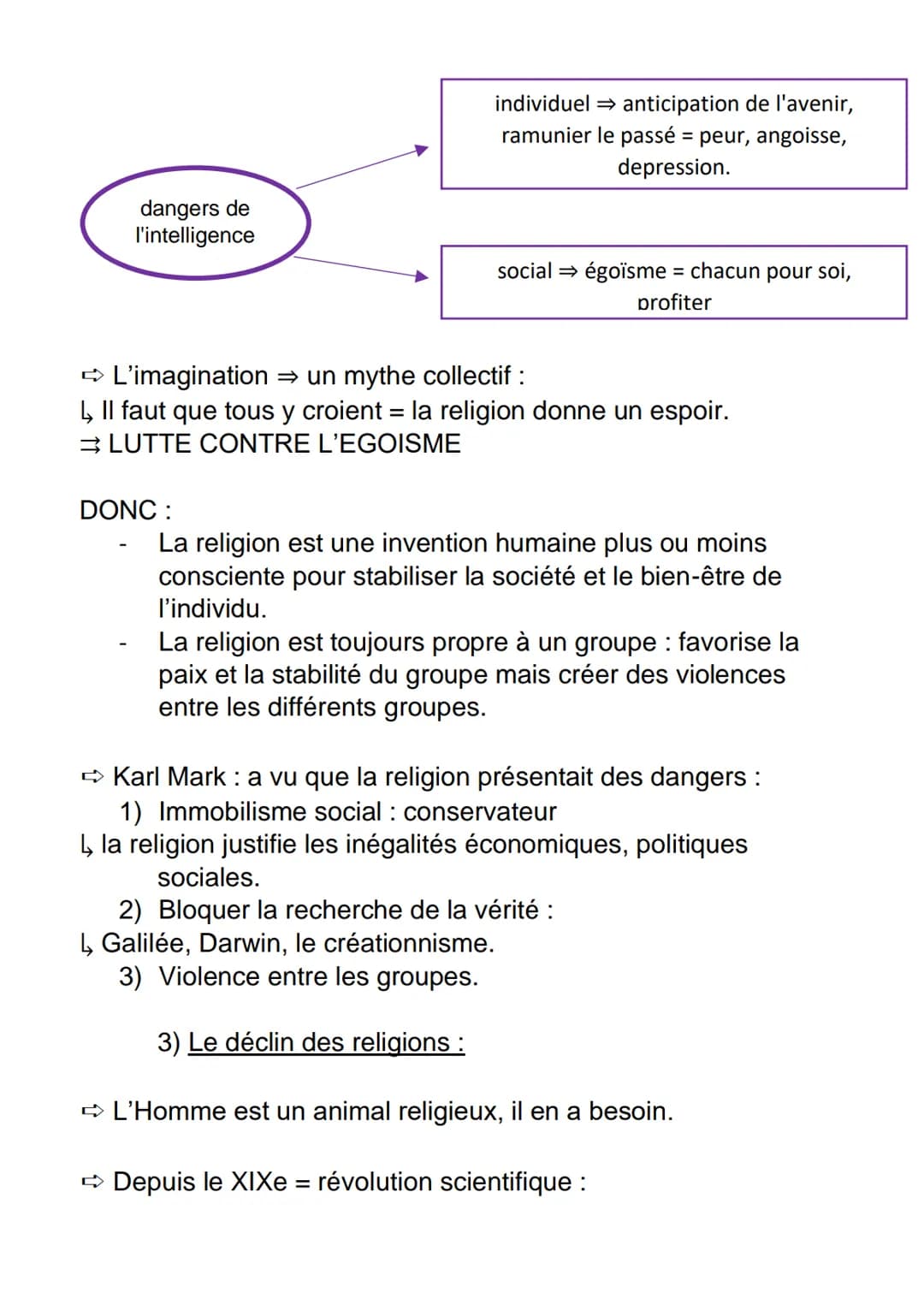 PHILOSOPHIE
La religion
La religion est le soupir de la créature opprimée, l'âme d'un monde
sans coeur, comme elle est l'esprit de condition