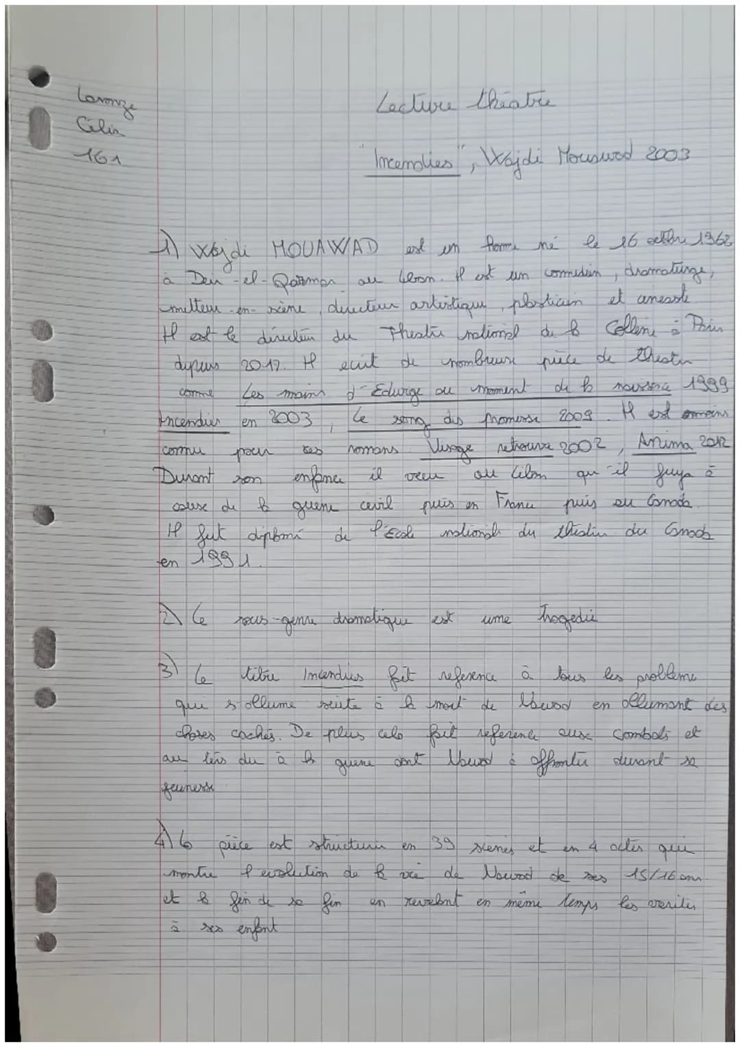 Larmize
Celis
161
forme né
le 16 thu 1362
Wajdi MOUAWAD est un
à Deir-el-Parmar oul bbon. Il est un comedian, dramaturge,
directeur artistiq