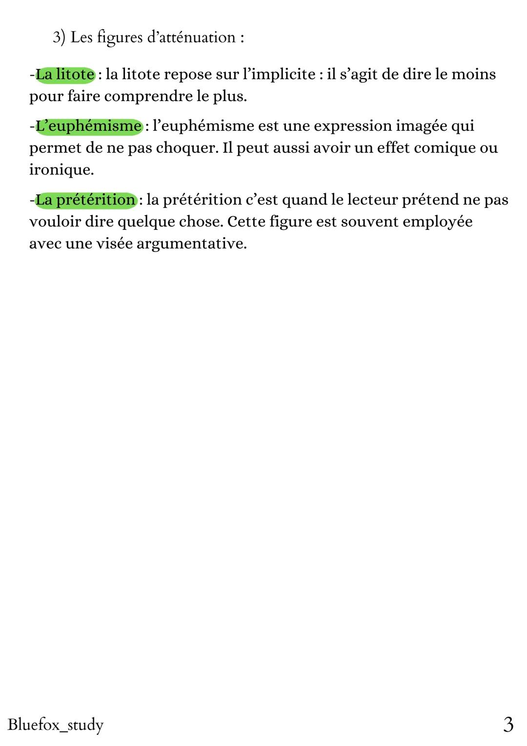 Français
Les Figures de Style
I) Les Figures de style qui reposent sur des ressemblances ou
des contrastes:
1) Les figures d'analogue :
-La 