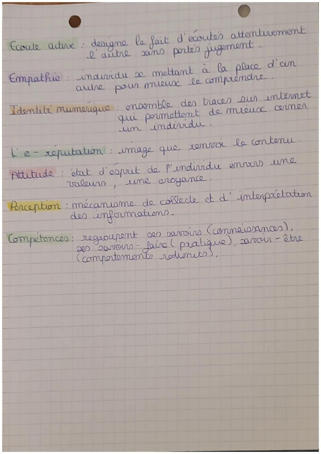 chap. 2.→les comportements individuels
introverti: qui est tourné vers xoi-
même.
Extraverti: qui est tourné vers les autres
Autonome: qui m