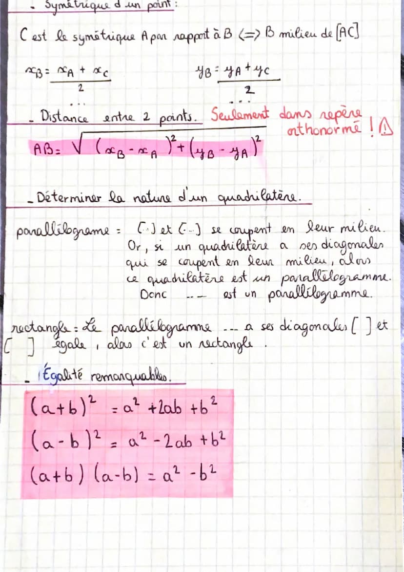 A
Repèrage dans le plan:
• Os'appelle "l'origine du repère.
• la longueur OI donne l'unité
(0; I; J) est le nom du repère.
l'axe des absciss