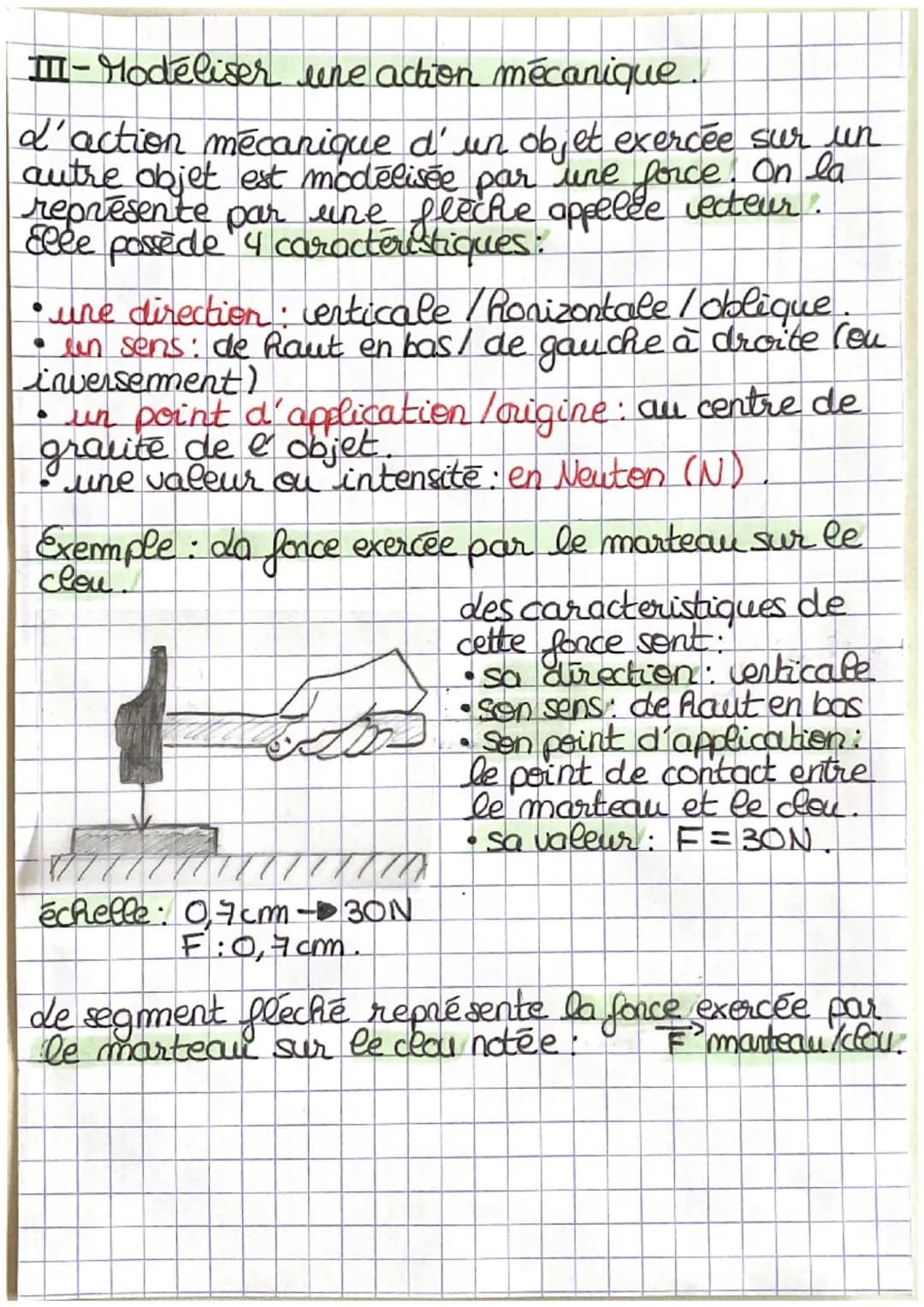 physique
movement et interactions
I-Experiences
On a realise 2experiences avec une bille en fer
et un aimant.
1° experience
2e experience
•O