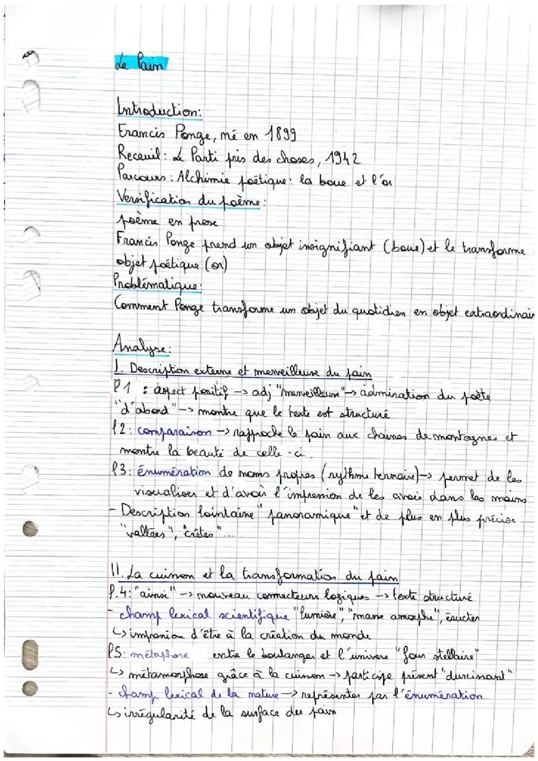 Découvre Le Pain de Francis Ponge : Une Analyse Simple et Wow !