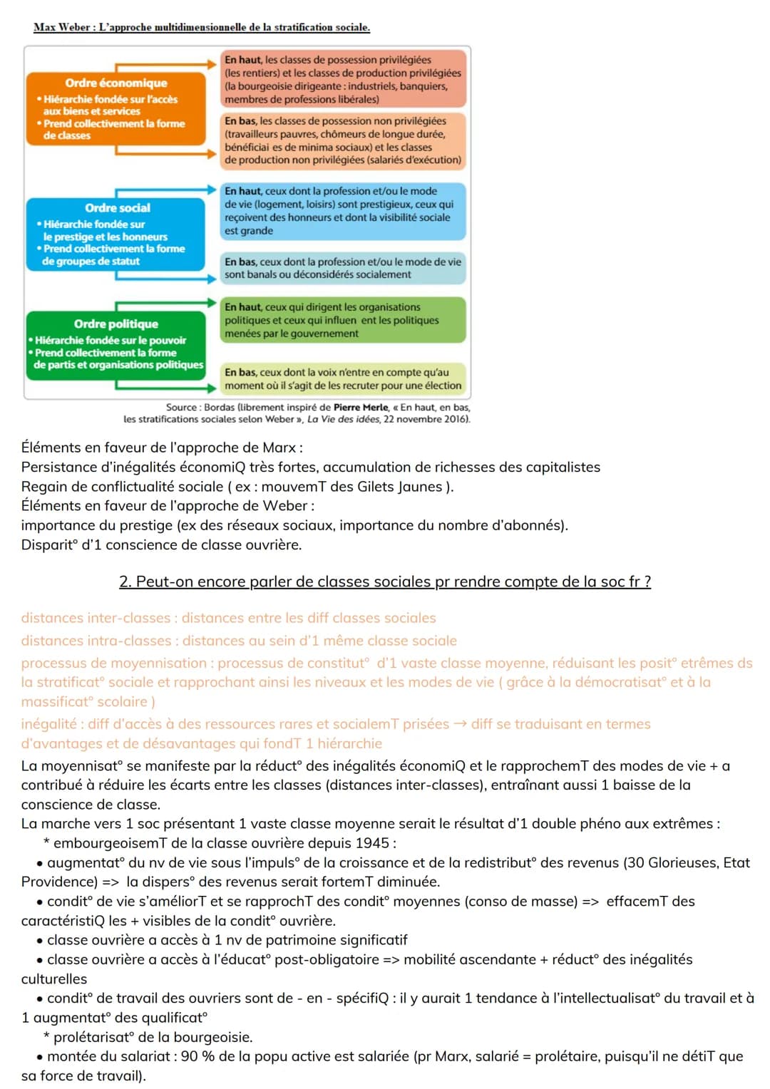 Comment est structurée la société française actuelle
A tte les époq, les soc ont des structures sociales particulières, Karl Marx a fait la 