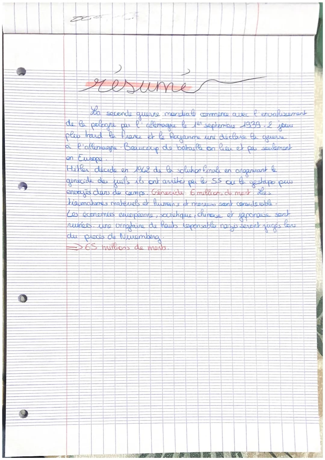 de
ples
for
•concurence économique des états entopéens.
course allo colonie
revendications kritoriale
Sistoire
La gine querre mondiale une q