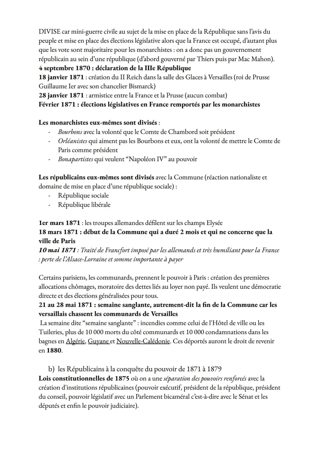 La difficile entrée de la France dans l'âge démocratique
1848-1914
INTRODUCTION
Depuis 1789 les relations politiques sont tendues mais depui