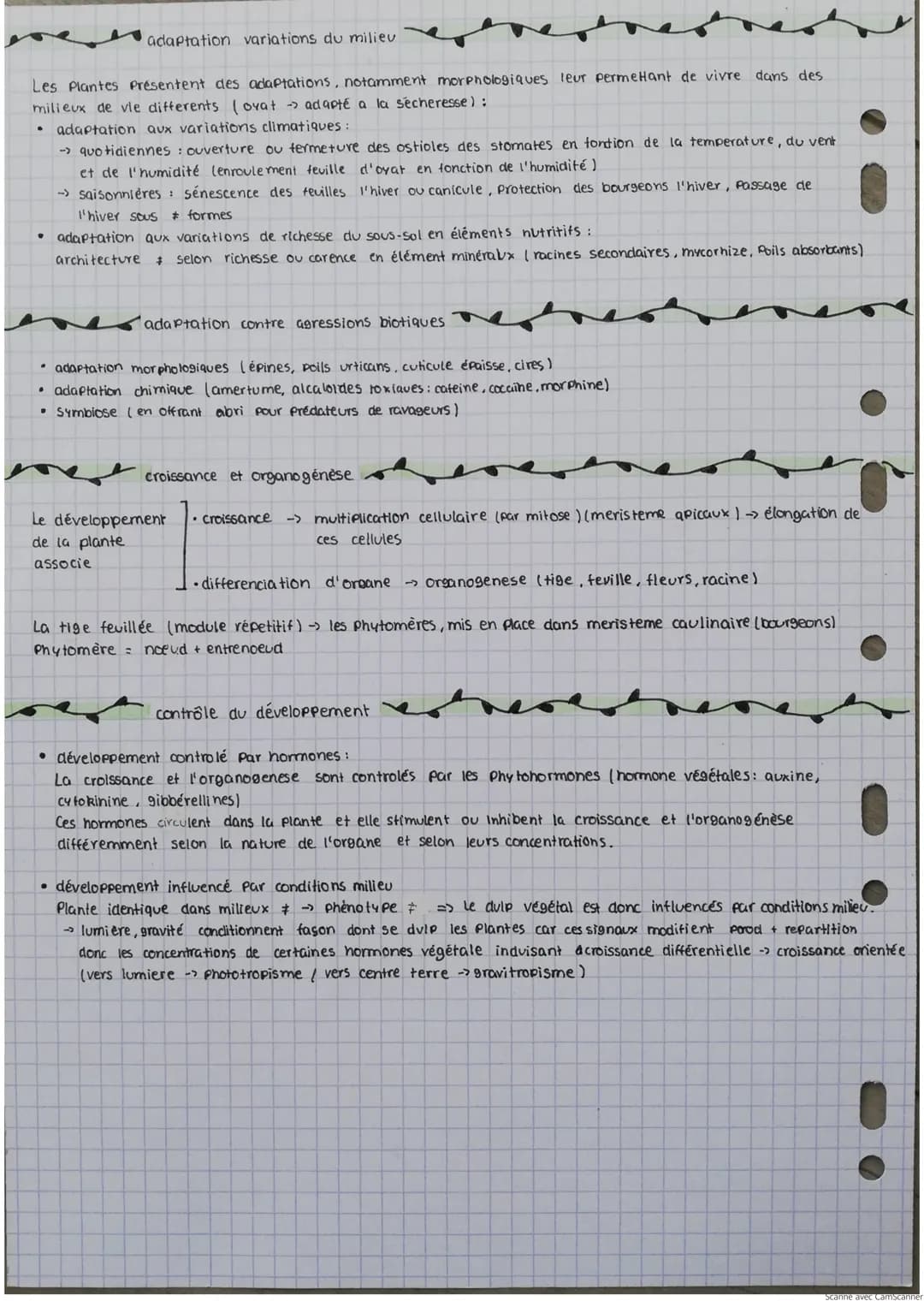 Chapitre 1
ATMOSPHERE
102 1₂0
energie
lumineuse
H₂O
sels mineraux
SOL
energie
lumineuse
l'organisation fonctionelle
des plantes a feur
bourg