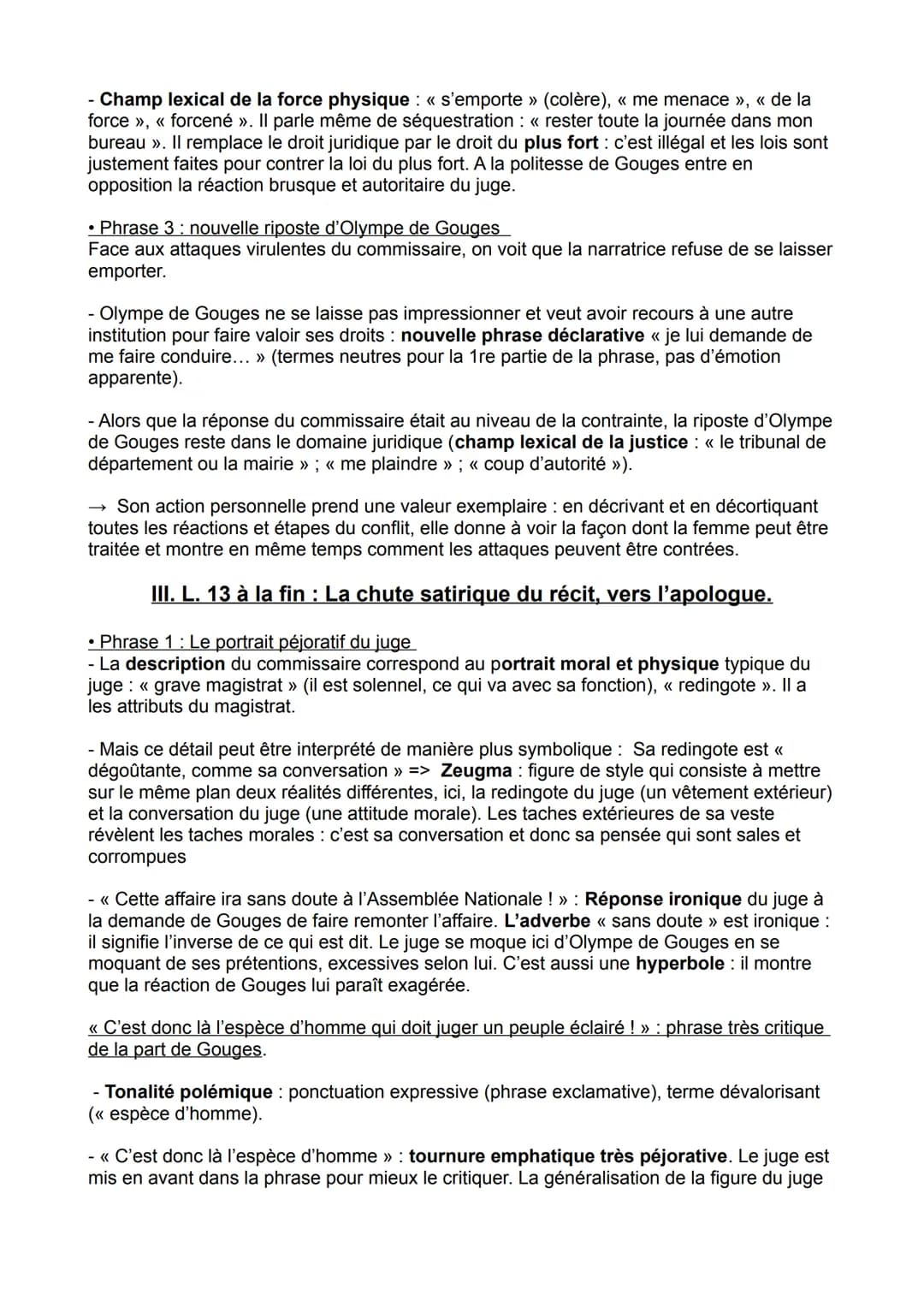 OBJET D'ÉTUDE: LA LITTÉRATURE D'IDÉES DU XVIE AU XVIIIE SIÈCLE
Ol: Déclaration des droits de la femme et de la citoyenne, Olympe de Gouges, 