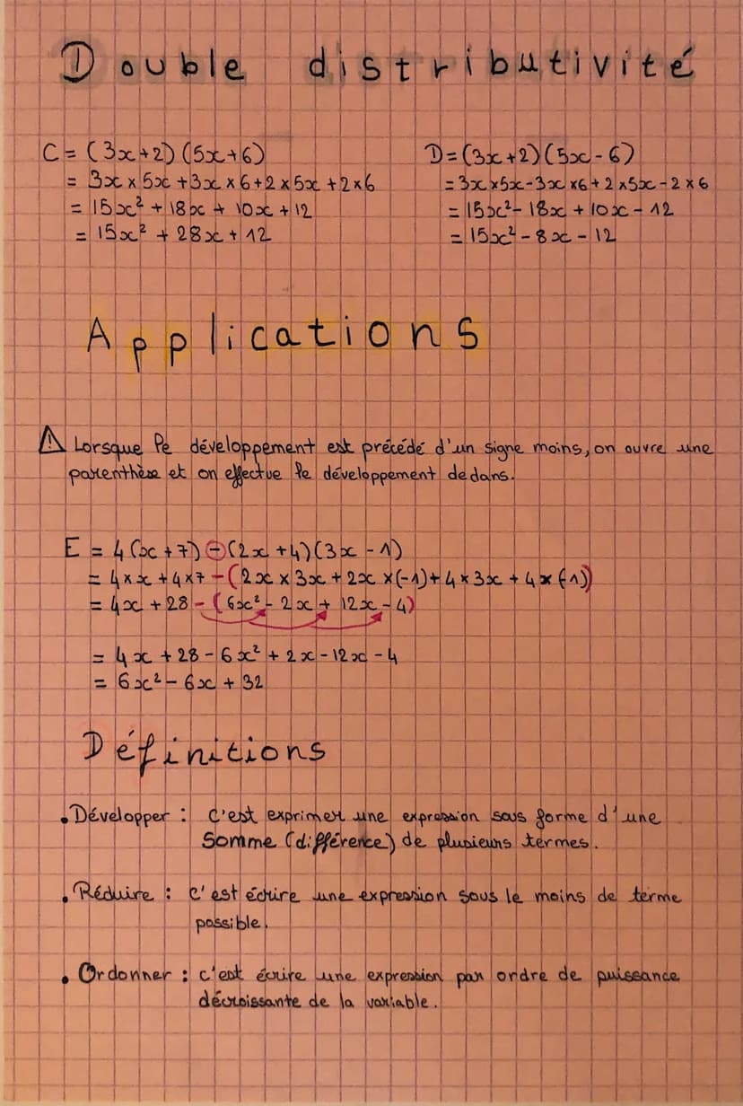 calcul
A=3-(5-5)
= 3-5+2
= x-2
Supression des parenthèses
B= (8-2x)-(5+x)
= 8-2x-5 +
= (3x +3
Calculer
Cô - x -5x+2
c=-(-₁) - 5× (-^) +2
= −