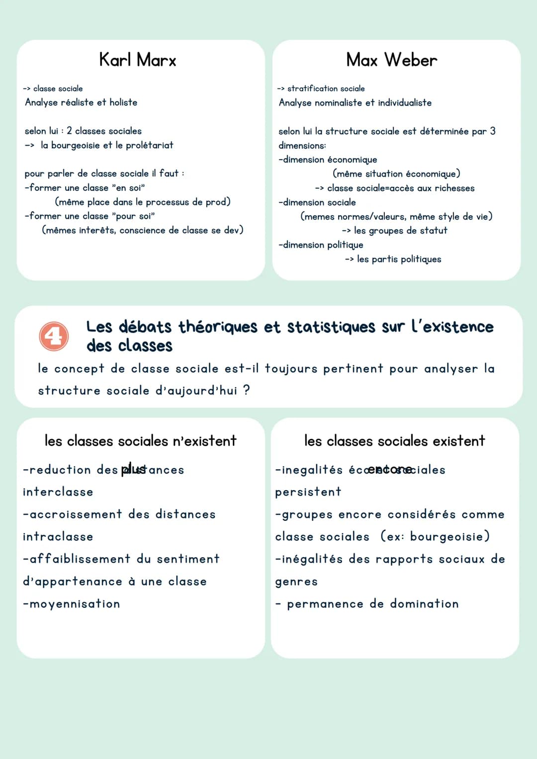 Sociologie
Chapitre 2
Comment est structurée la société
française actuelle ?
définitions
Classe sociale notion sociologique qui permet de
dé