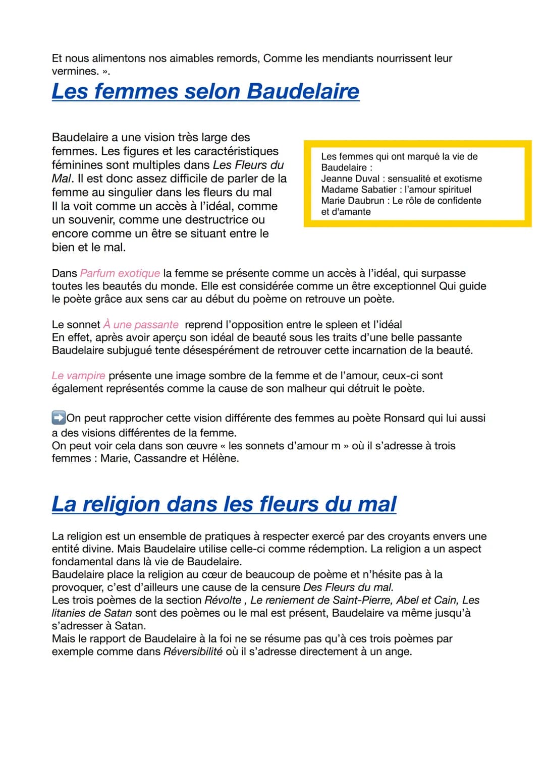 LES FLEURS DU MAL
de Charles Baudelaire
{8}
at DOSSIGRAL
CLASSICOLYCÉE
Les Fleurs du mal
Charles Baudelaire
CHARLES BAUDELAIRE
GUVRE
Nouveau