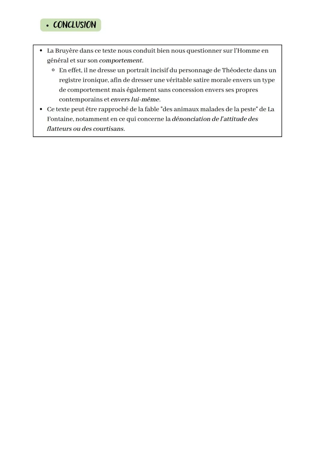 Explication linéaire n° 17
LA LITTÉRATURE D'IDÉES DU XVI AU XVIII
La comédie sociale
Œuvre intégrale: Les Caratères
Nom de l'auteur: Jean de