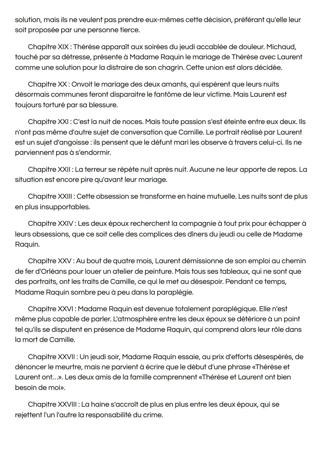 Thérèse Raquin. Emile Zola
Chapitre I : Il s'agit de la description du passage du Pont-Neuf où personne ne
s'attarde, et la description de l