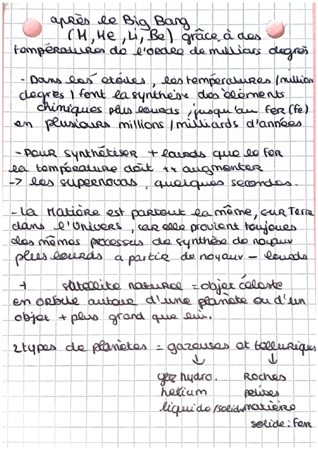 PHYSIQUE
Histoire de l'Univers
VOC :
supernova = explosion d'une étoile
massive
COURS
Histoire de l'Univers
- Le modèle Big Bang decrit la n