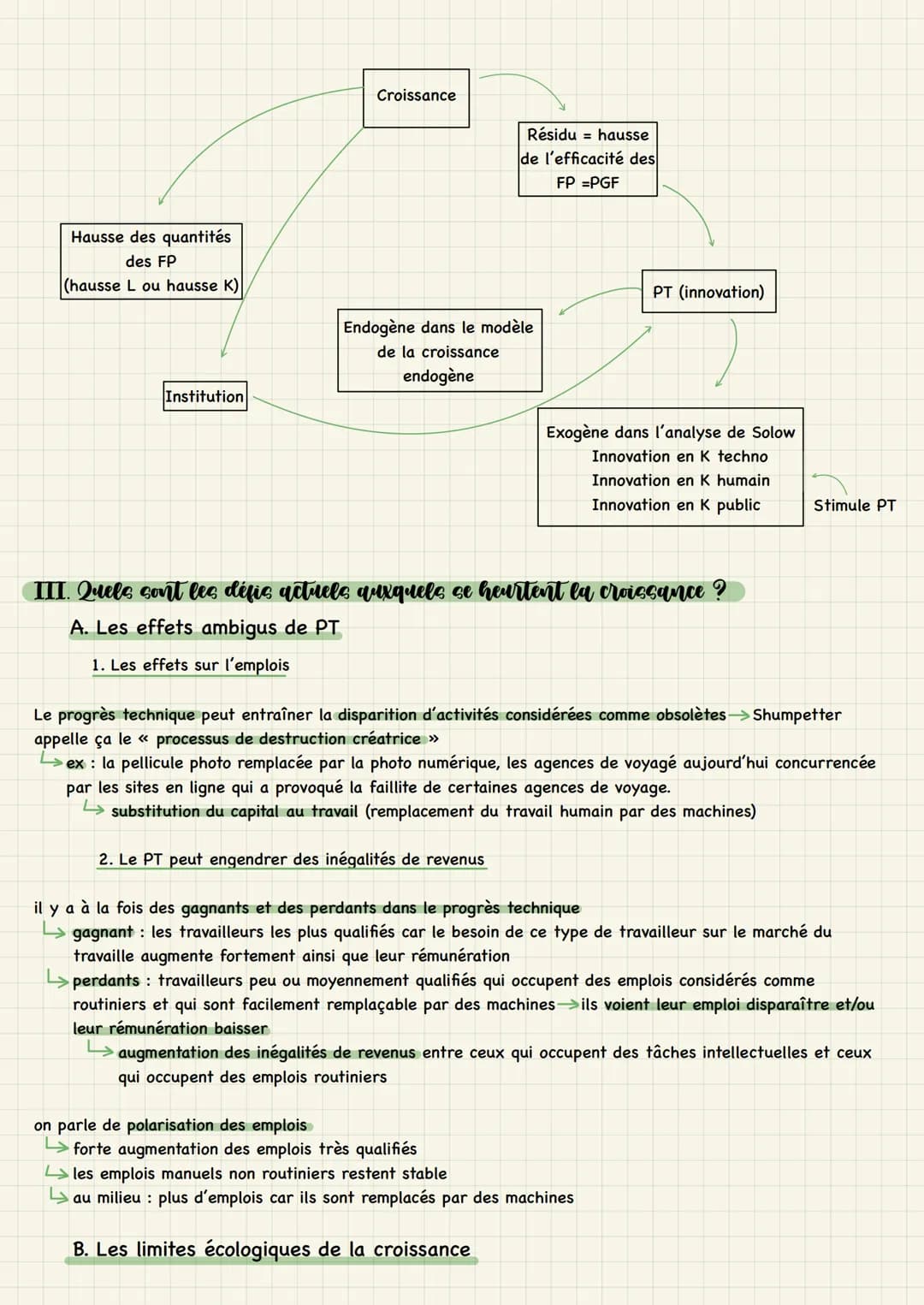 I. Définir et mesurer la croissance économique
A. Qu'est ce que la production ?
1. La production au sens économique
Chapitre 1
La production