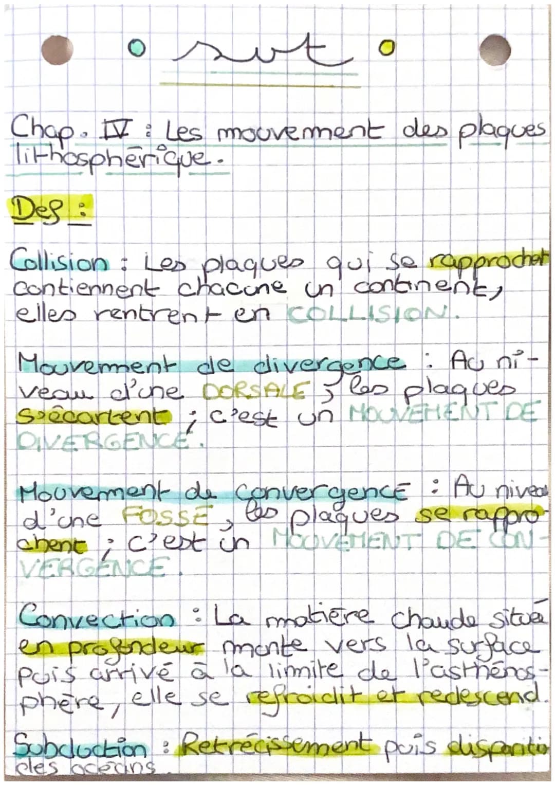 O
3
سمر
ه عيد
Chap II : Les mouvement des plaques
lithospherique.
Des
Collision : Les plaques qui se rapprochet
contiennent chacune un conti