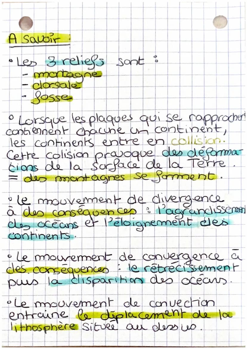O
3
سمر
ه عيد
Chap II : Les mouvement des plaques
lithospherique.
Des
Collision : Les plaques qui se rapprochet
contiennent chacune un conti