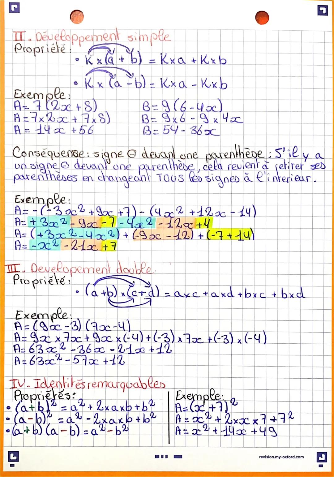 Haths
1/1
I définition et simplification d'expressions littérales
Définition: Une expression littérale est une expression
mathematique qui c