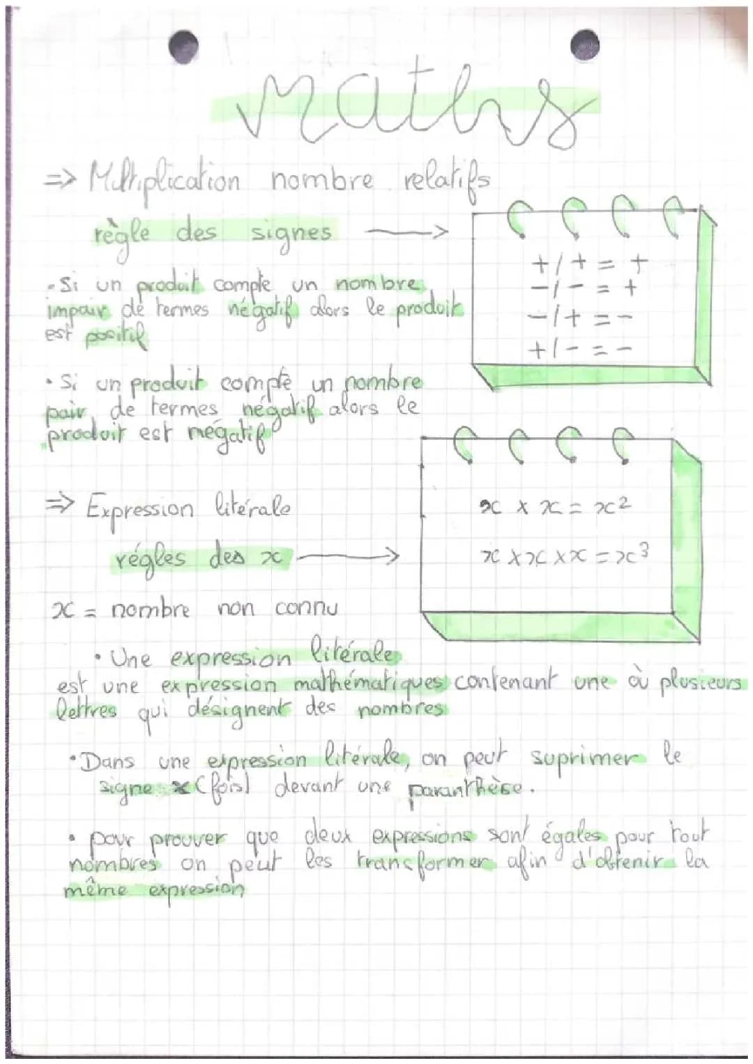 Maths 4 eme 