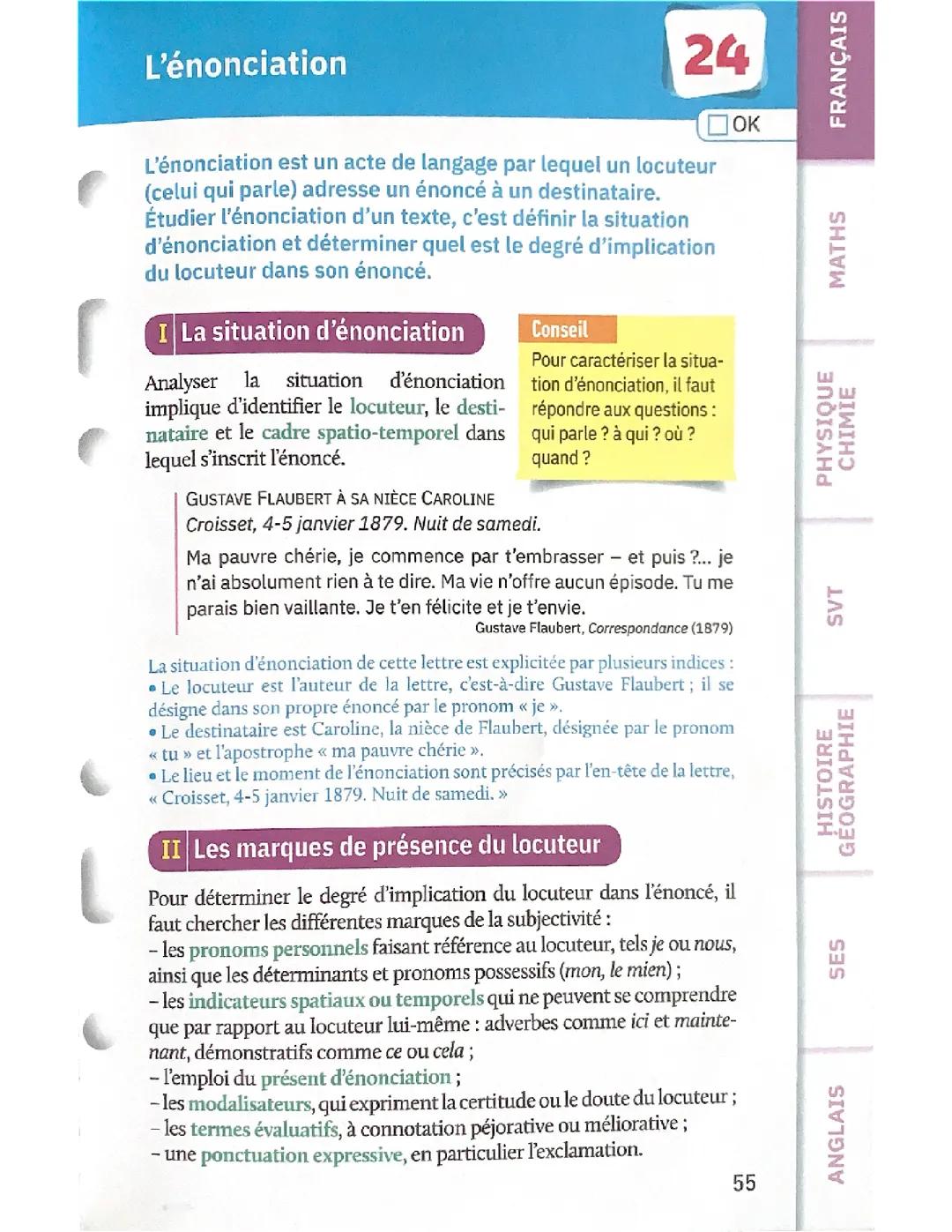 L’énonciation 