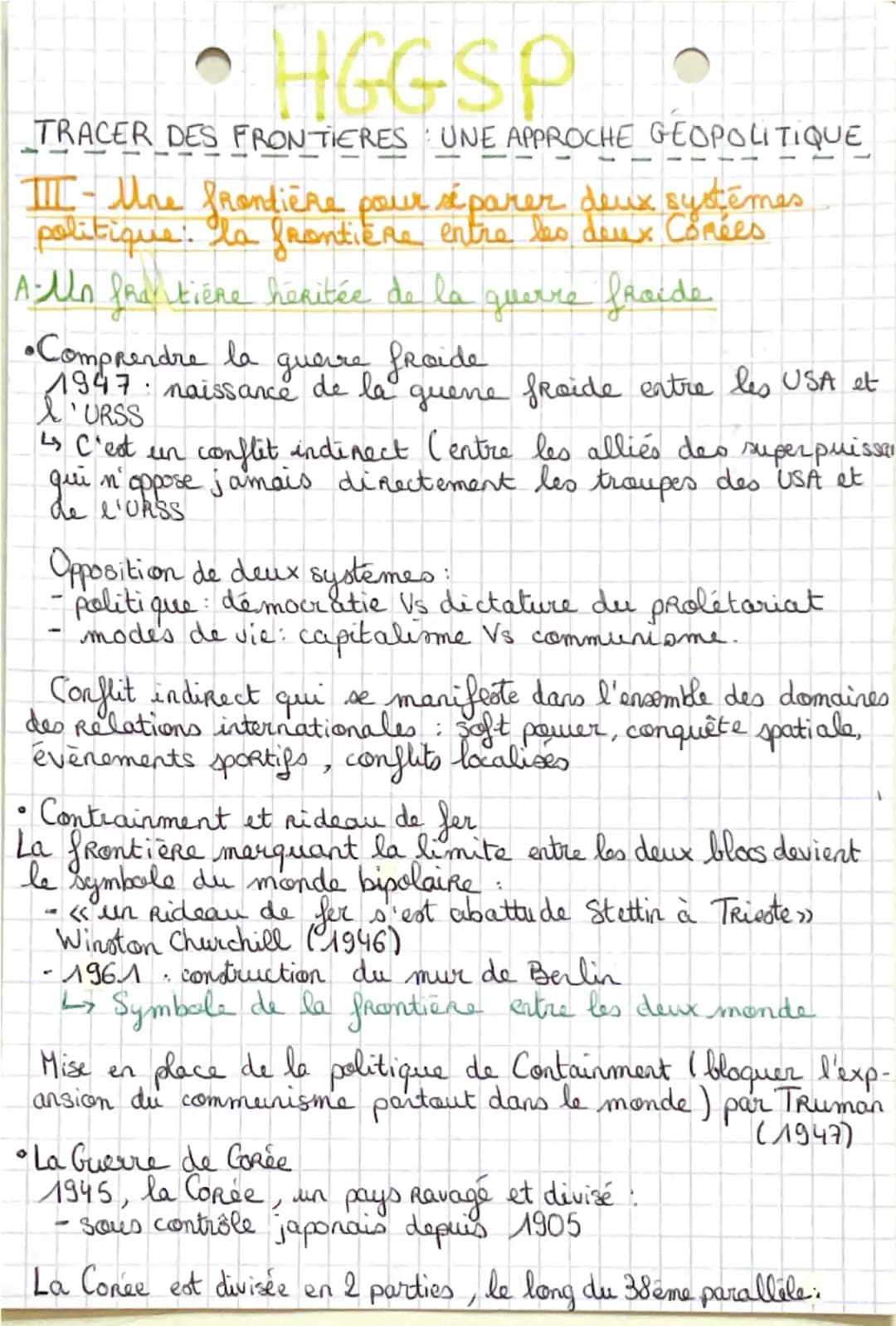 HGGSP
TRACER DES FRONTIERES: UNE APPROCHE GEOPOLITIQUE:
I-Des frontières pour se protéger : le limes whônan.
A- une frontière militaire:
La 