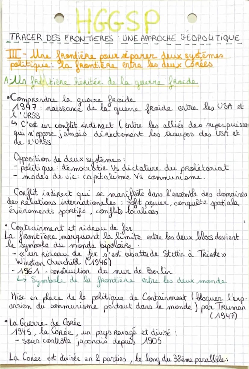HGGSP
TRACER DES FRONTIERES: UNE APPROCHE GEOPOLITIQUE:
I-Des frontières pour se protéger : le limes whônan.
A- une frontière militaire:
La 