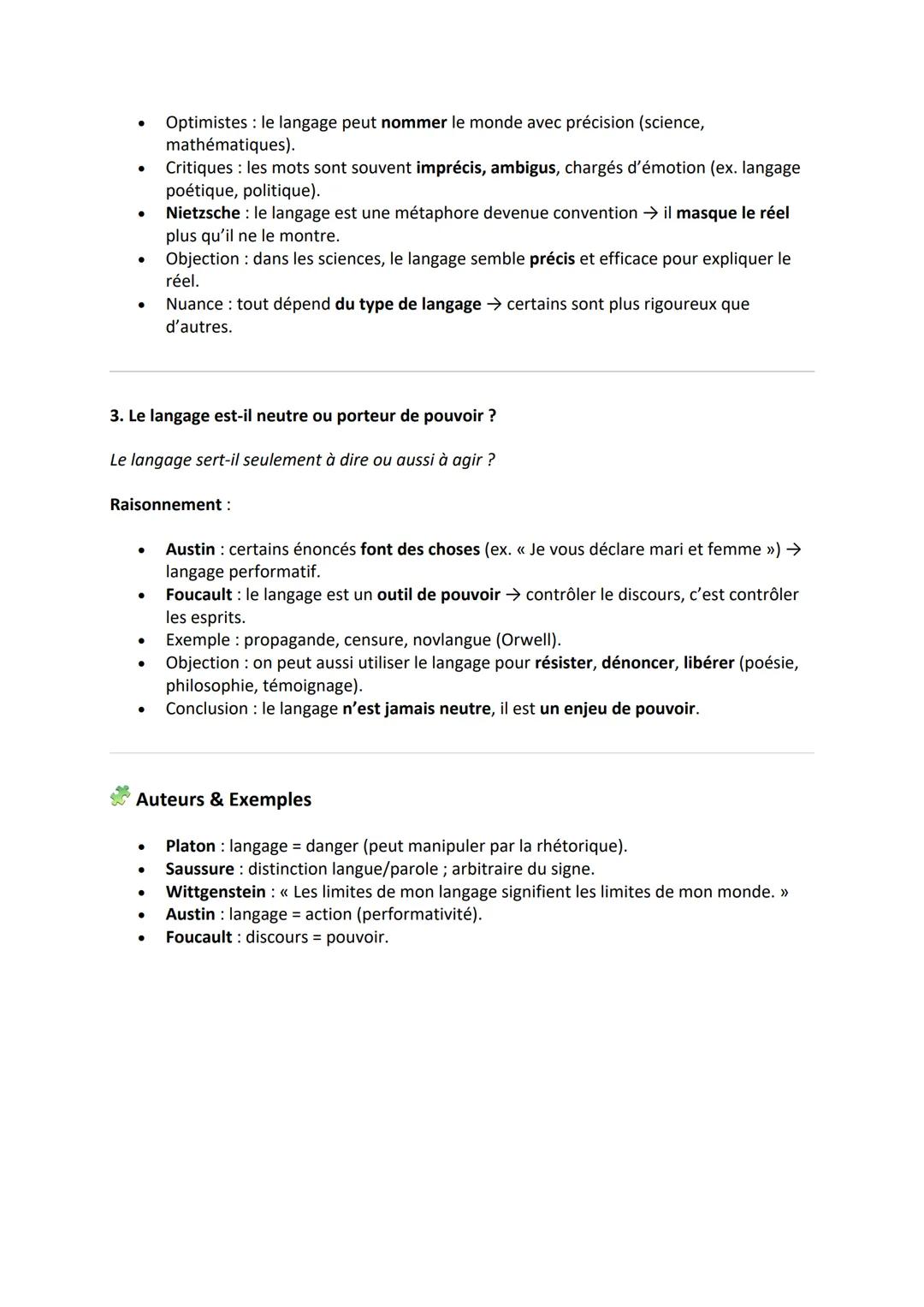 # Fiche de Révision - La Conscience

## Définition

La conscience est la connaissance que le sujet a de lui-même et du monde :

* Conscience