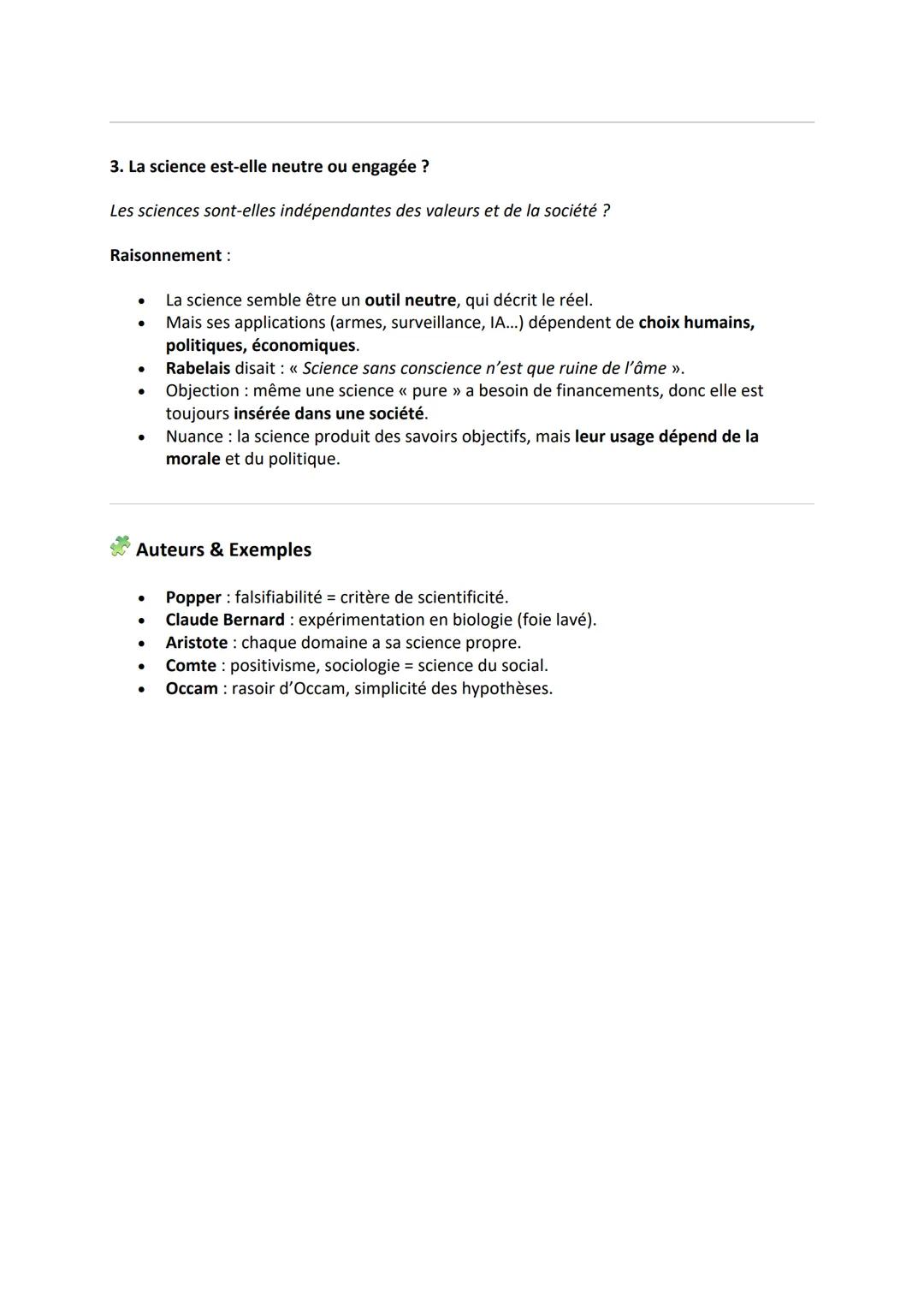 # Fiche de Révision - La Conscience

## Définition

La conscience est la connaissance que le sujet a de lui-même et du monde :

* Conscience