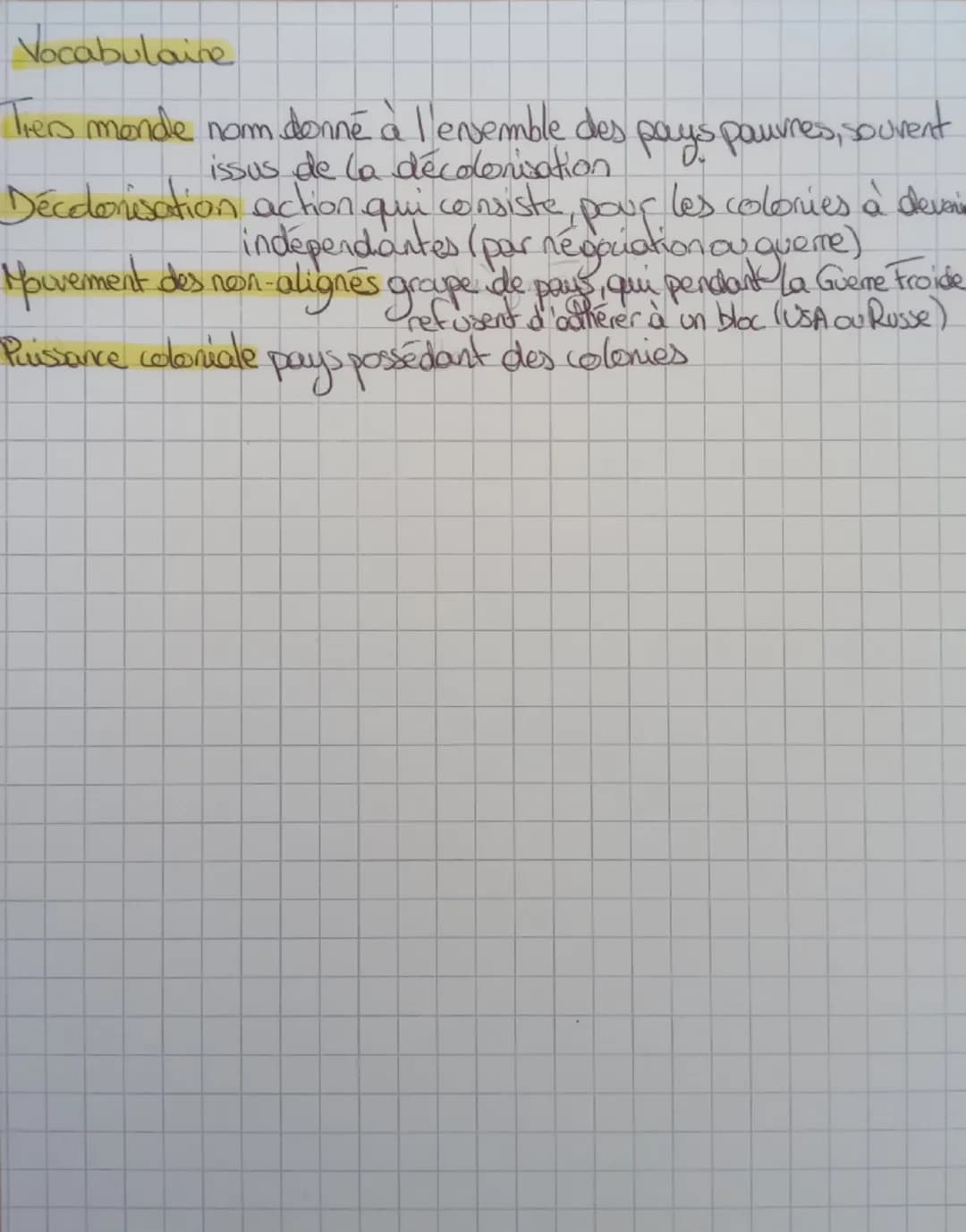 Indépendance et nouveaux états.
• Contexte international favorable
Puissances coloniales européennes
affaiblit
bande Guerre
Mondiale
par
2'U