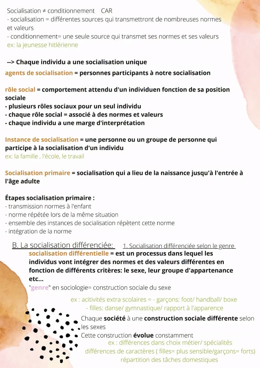 Sociologie
CHAPITRE 2: Comment la socialisation
contribue - t - elle à expliquer les différences
de comportement des individus ?
Intro
Échan