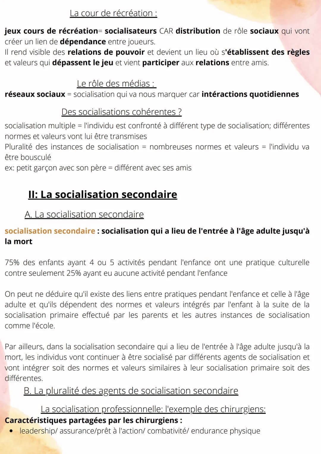 Sociologie
CHAPITRE 2: Comment la socialisation
contribue - t - elle à expliquer les différences
de comportement des individus ?
Intro
Échan