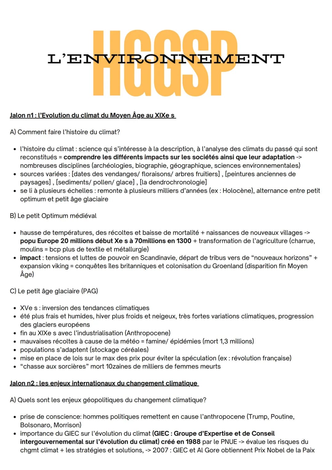 L'ENVIRONNEMENT
Introduction: Qu'est-ce que l'environnement ?
Le 12 décembre 2015 la COP 21 s'accorde sur la limitation de l'augmentation de