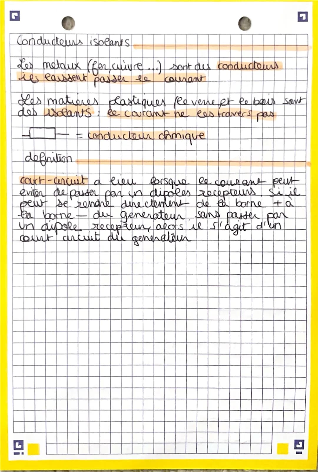 L'elechicité
spc
1+
-
•Le courant ne uncule pas car
l'interruptern est ouvect
branches principale
branches derivee
different dipoles - lampe