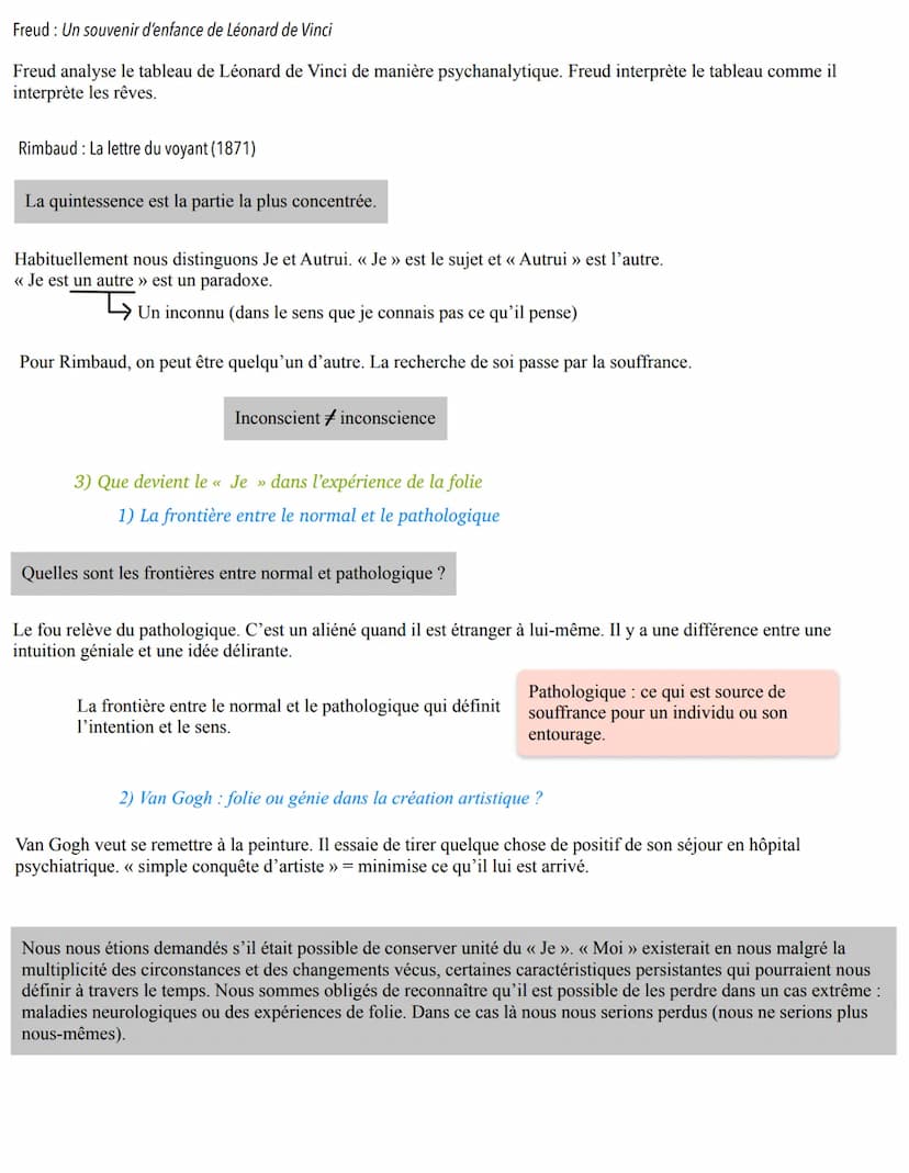 I - LES EXPRESSIONS DE LA SENSIBILITÉ
Introduction
LA RECHERCHE DE SOI
Les expressions de la sensibilité signifient :
- introspection
qui no