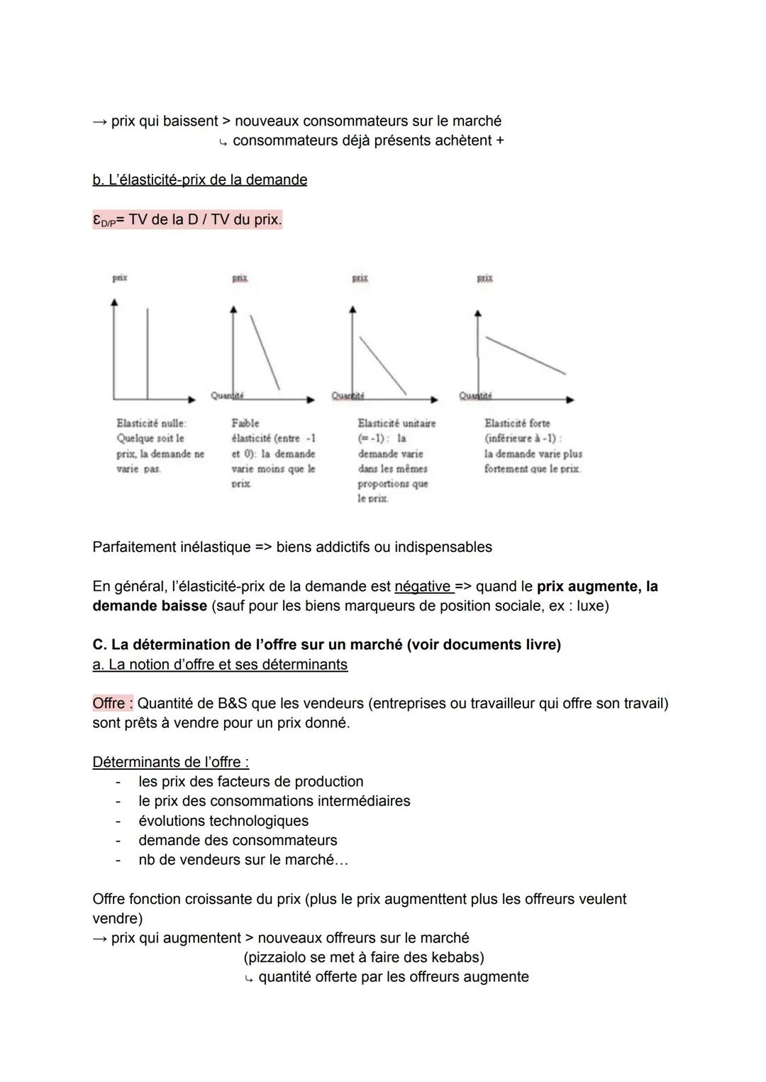 SES, chapitre 1 : Comment un marché concurrentiel fonctionne-t-il ?
I. Comment l'offre et la demande permettent-elles le fonctionnement d'un