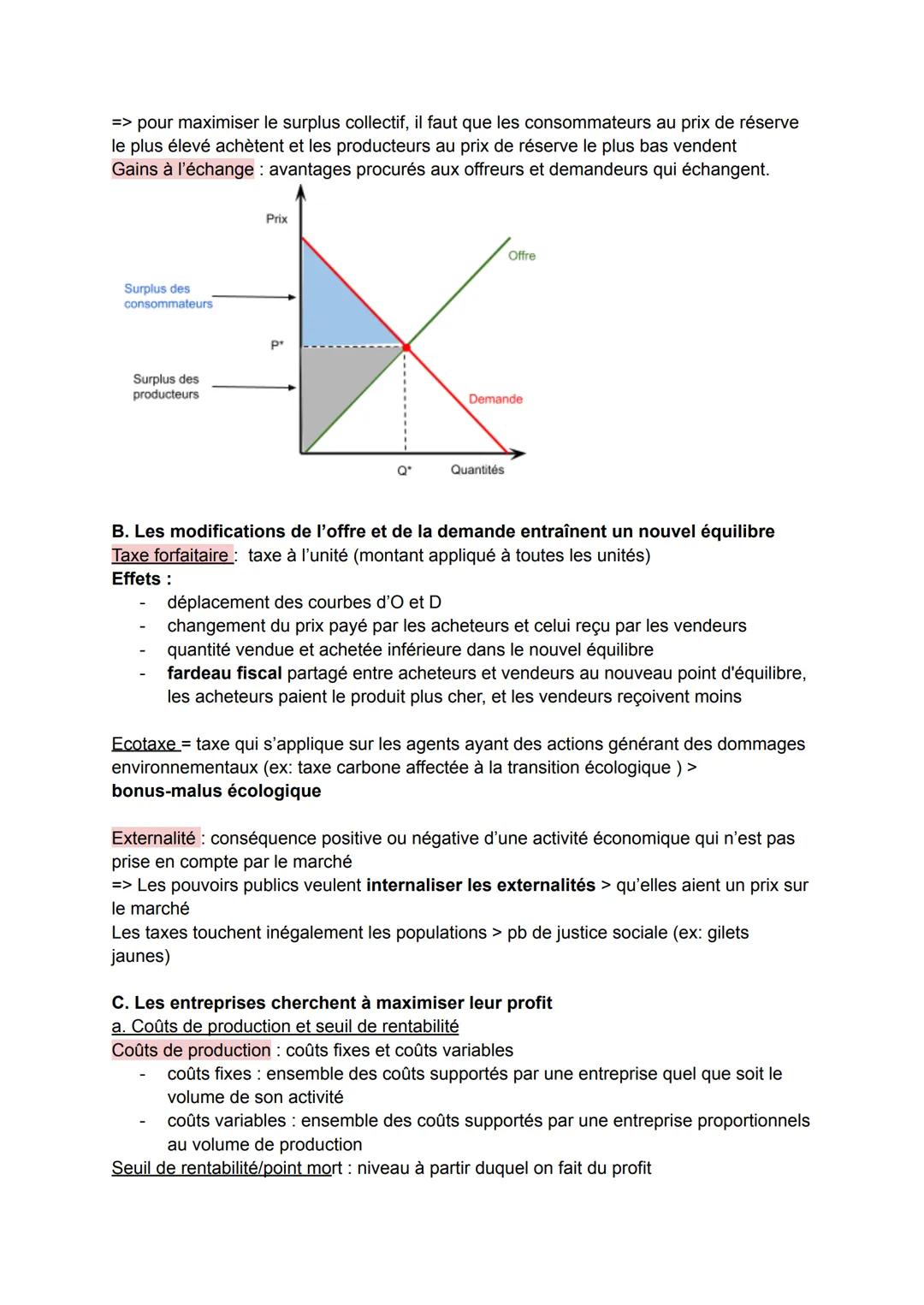 SES, chapitre 1 : Comment un marché concurrentiel fonctionne-t-il ?
I. Comment l'offre et la demande permettent-elles le fonctionnement d'un