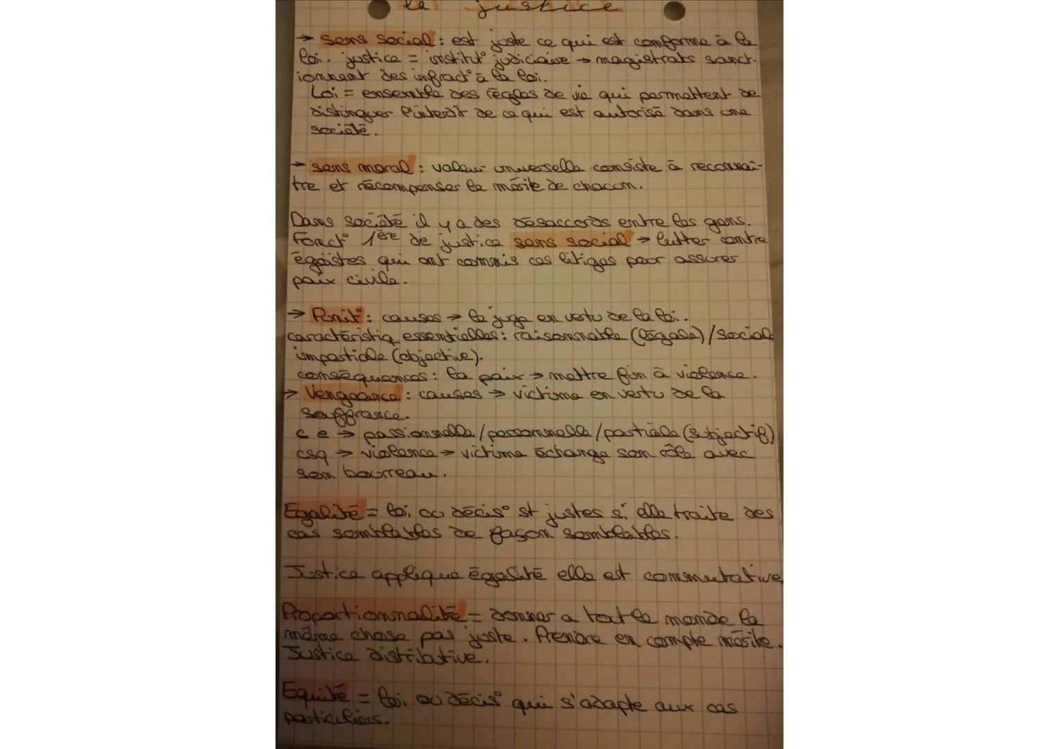 justice

→ Sens social: est juste ce qui est comforme à la
Cai justice = institut judiciaire magistrats sanct
ionnent des infract à la loi.
