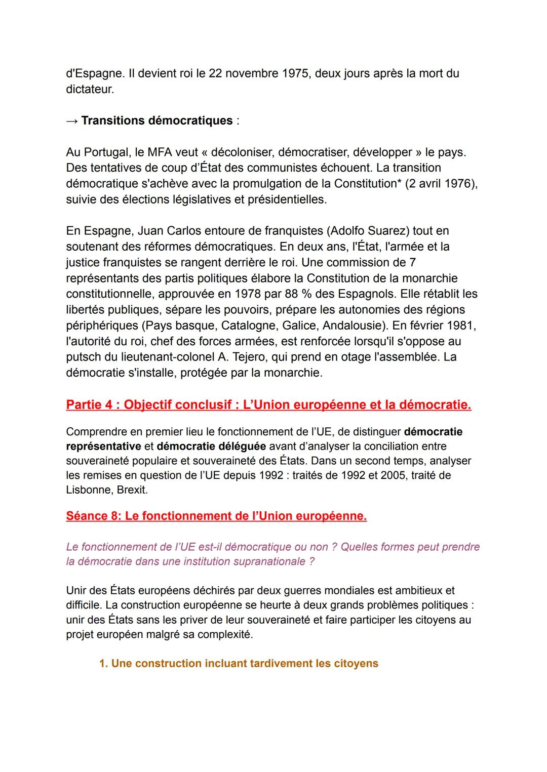 FICHE DE RÉVISION
SPÉ HISTOIRE GÉO-POLITIQUE :
Séquence 4: Comprendre un régime politique: La démocratie.
Partie 1: Introduction
Qu'est ce q