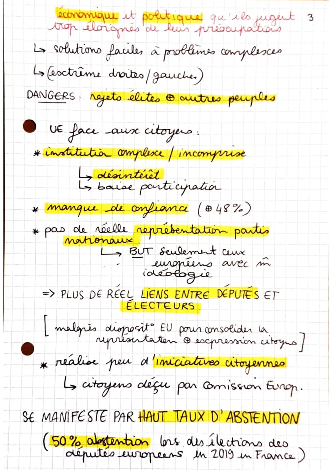 h 9
9
suite THEME 1
OBJET ETUDE CONCLUSIF, I'linion Européenne
it la démocracie
JALON 1: fonctionnement I'VE : démocratie
représentative / d