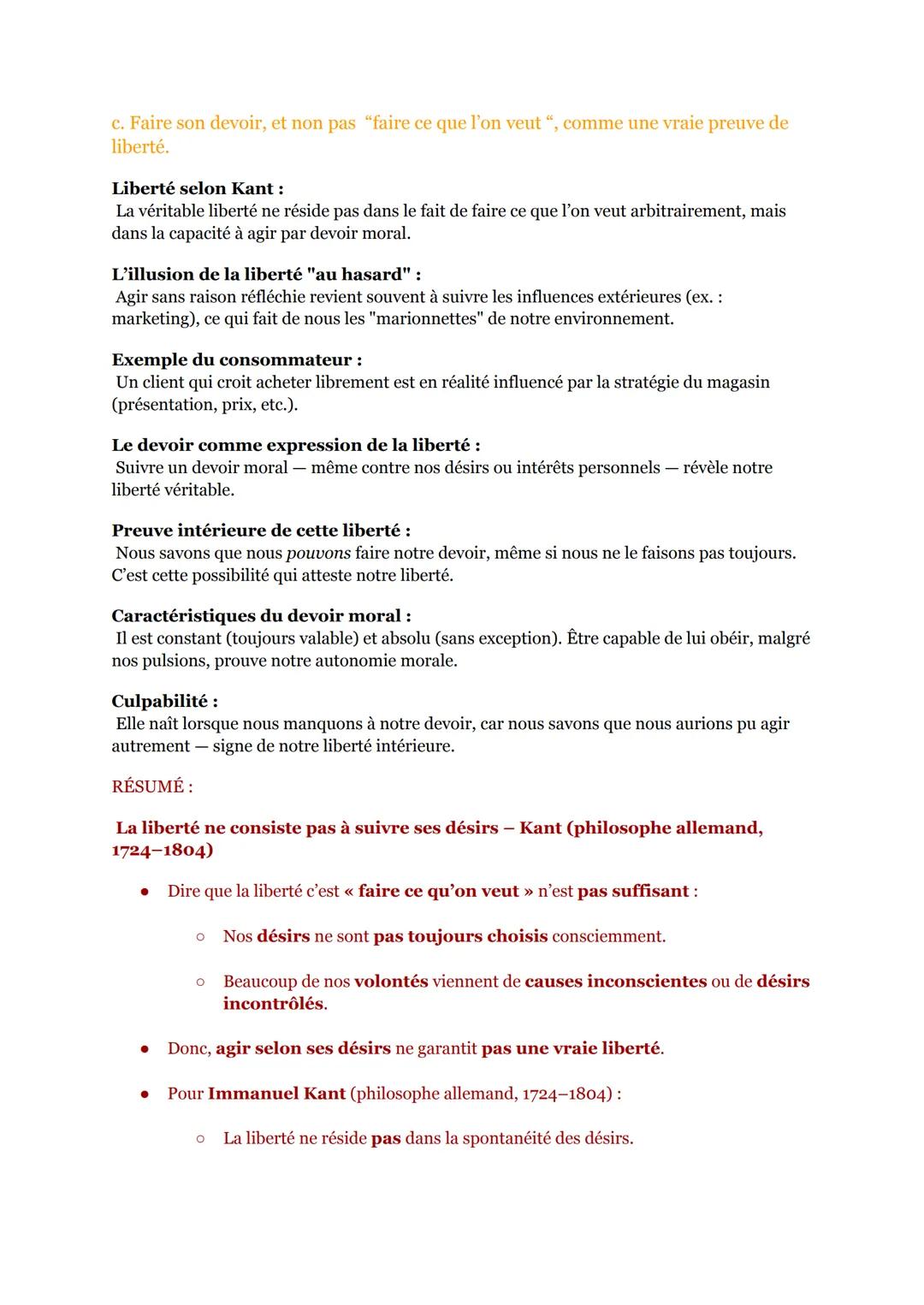 (13/17)
La liberté:
(Séquence 5 Partie 1)
Introduction:
Intuition de liberté :
Nous avons une impression naturelle et intuitive d'être libre