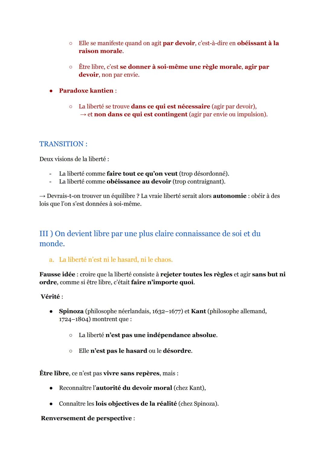 (13/17)
La liberté:
(Séquence 5 Partie 1)
Introduction:
Intuition de liberté :
Nous avons une impression naturelle et intuitive d'être libre