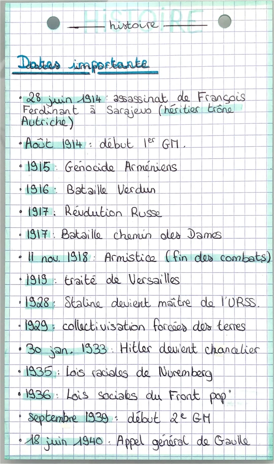 ●
Dates importante
28 juin 1914 assassinat de François
Ferdinant à Sarajevo (héritier trône
Autriche)
• Août 1914 début 1er GM.
• 1915: Geno