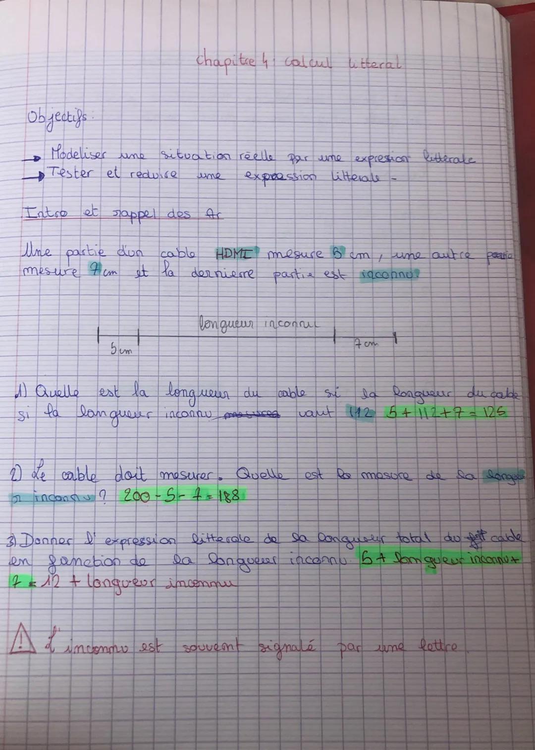 Objectifs
Modeliser une situation réelle par une expression letterake
Tester et reduire
expression Litterate
A Quelle
SI
Intro et rappel des