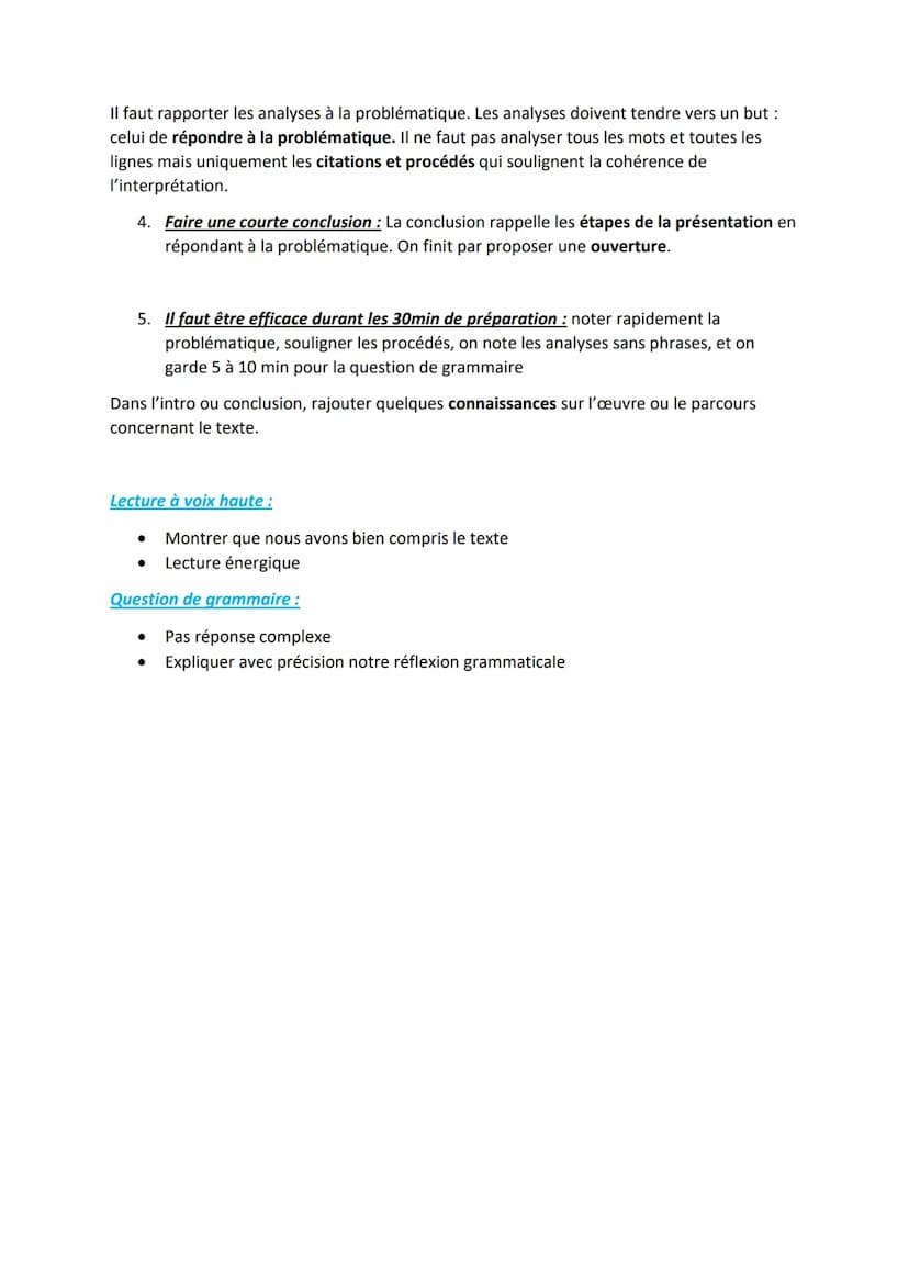 Pre partie de l'oral: explication linéaire d'un texte
Une fois le texte choisi par l'examinateur: 30 min de préparation
Qu'est-ce qu'une ana