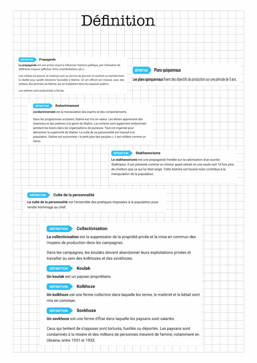 DÉFINITION
Propagande
La propagande est une action visant à influencer l'opinion publique, par l'utilisation de
différents moyens (affiches,