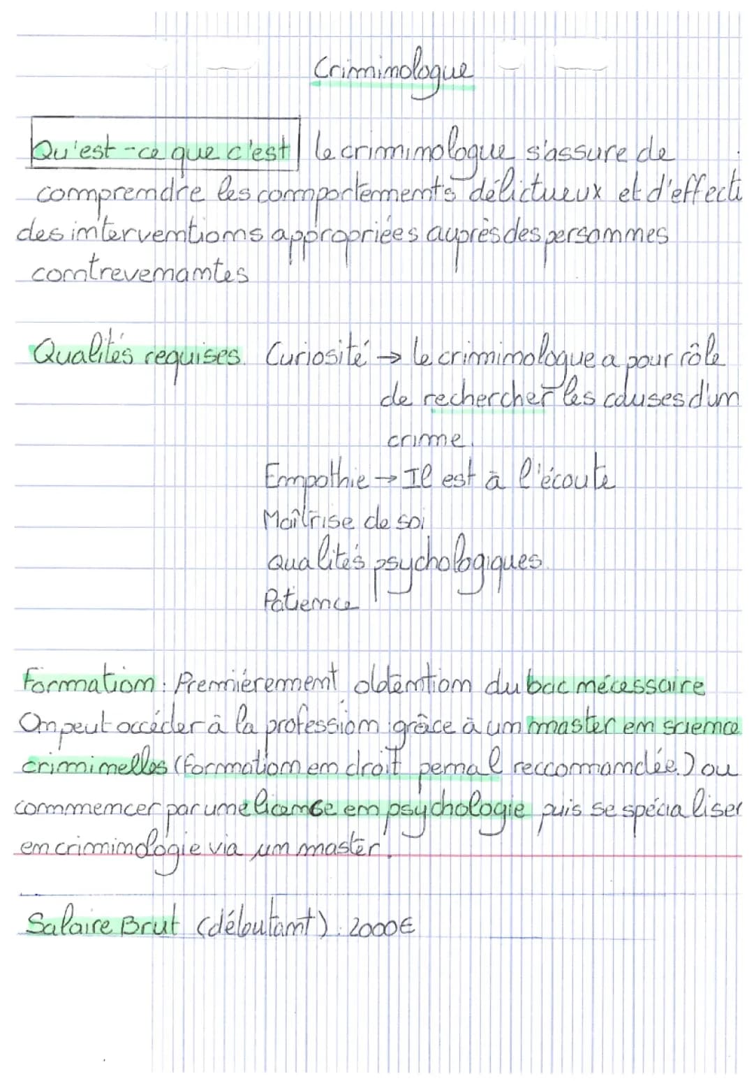Métier de Criminologue : Études, Salaires, et Plus