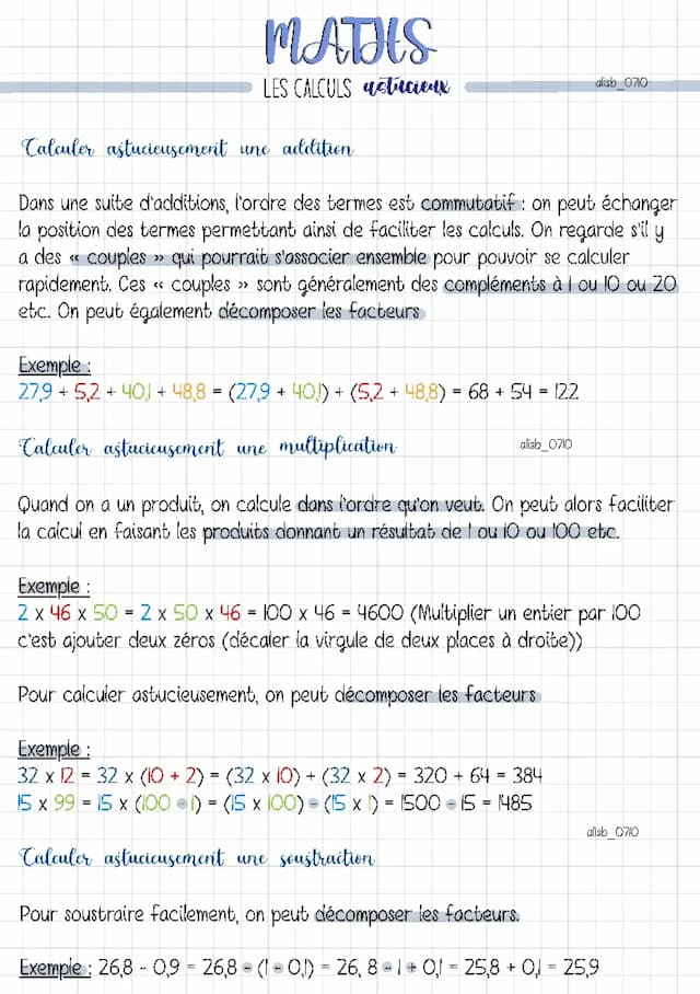Know Maths : les calculs astucieux thumbnail